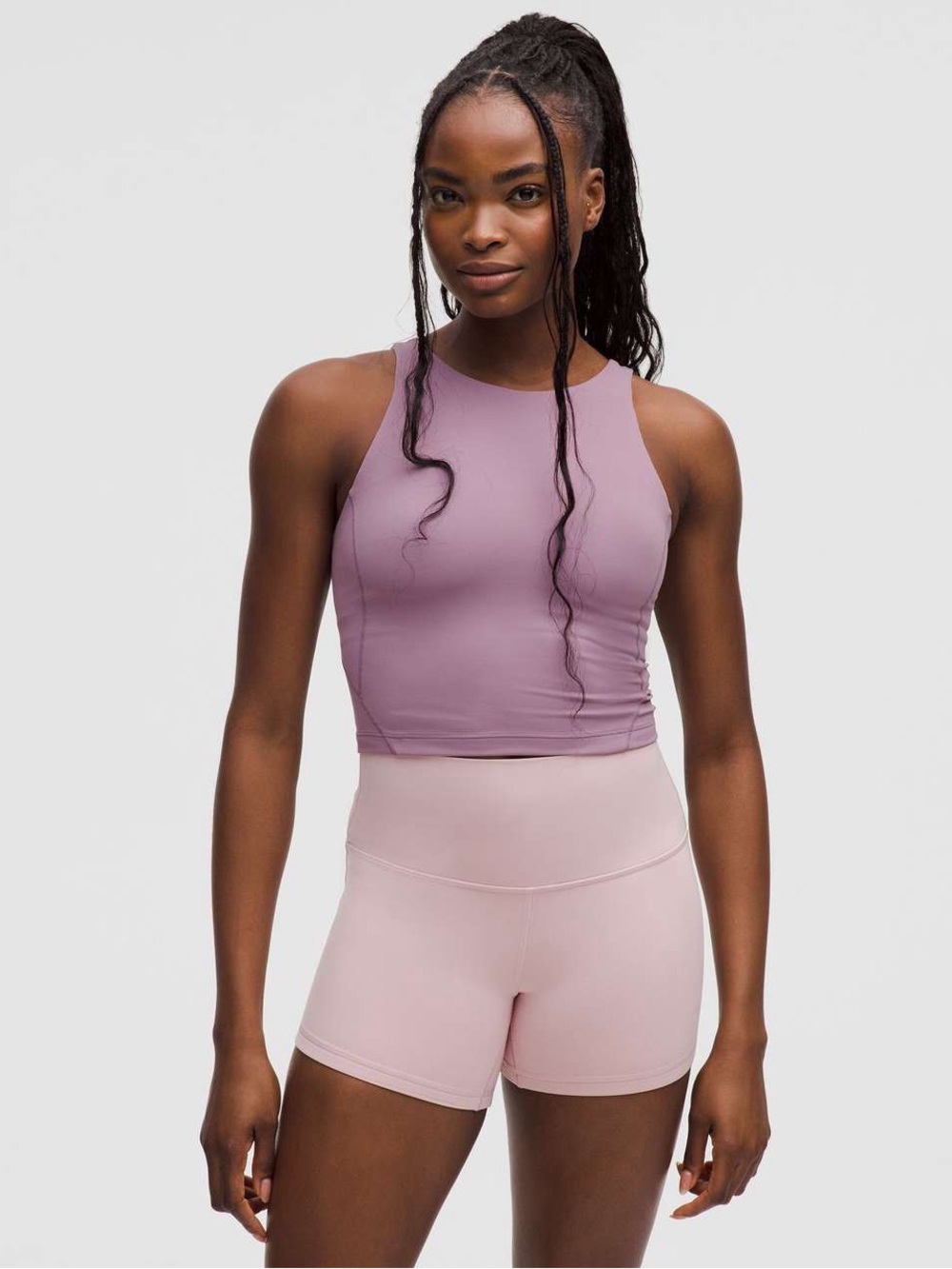 093. Lululemon Align High-Neck Tank Top *Light Support Lavender Lux purple 0 xxs